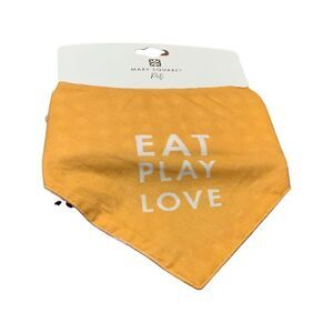 Eat Play Love Reversible Cotton Dog Bandana